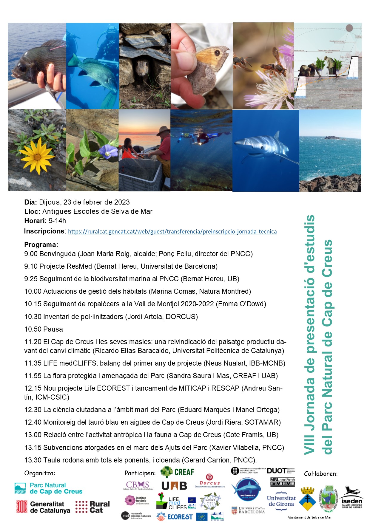 Sotamar Shark Tour participará en la VIII Jornada de presentación de estudios del Parque Natural de 